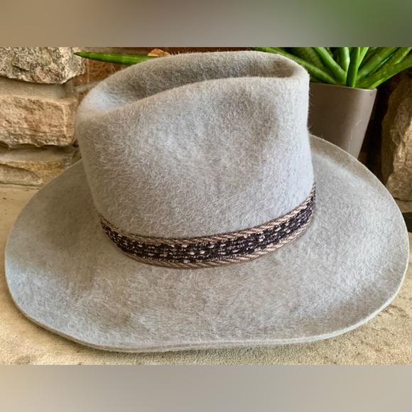 Rare Biltmore 519-96 Deadstock Western Hat Silver Buckle Kodiak Fur Felt Sz 7.5 - Picture 7 of 14